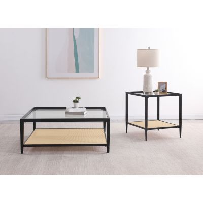 Amherst 2-piece Coffee and End Table Set Black