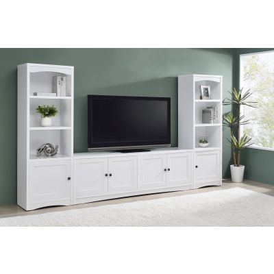 Laughlin 3-piece Entertainment Center TV Stand White