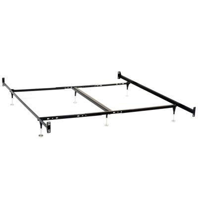 Esme California King Bed Frame Black (Headboard & Footboard)