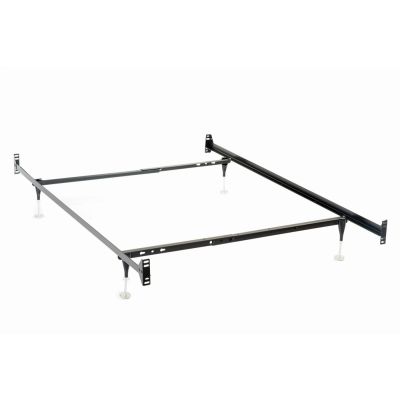 Esme Twin or Full Bed Frame Black (Headboard & Footboard)